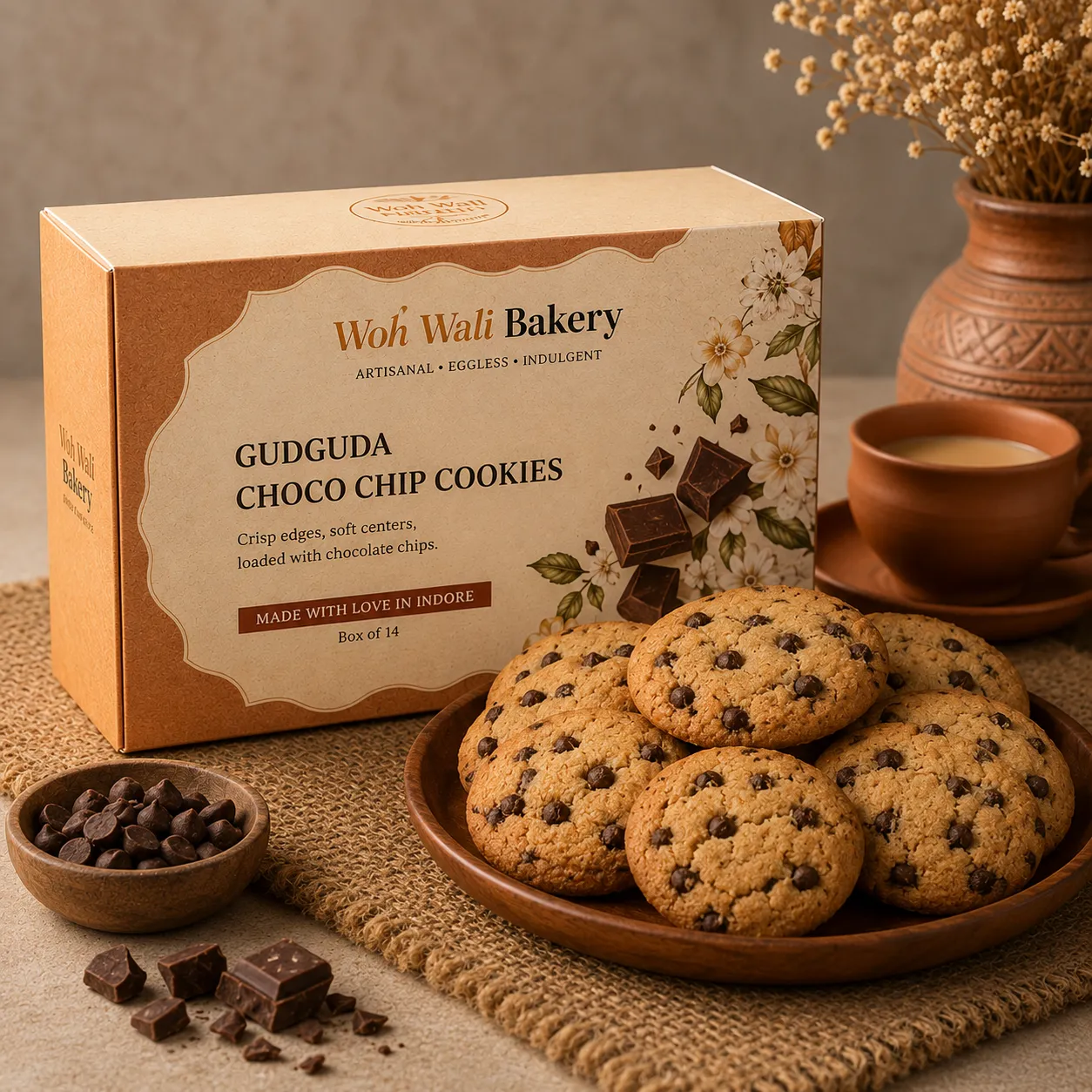 Gudguda Choco Chip Cookies – Woh Wali Bakery Indore
